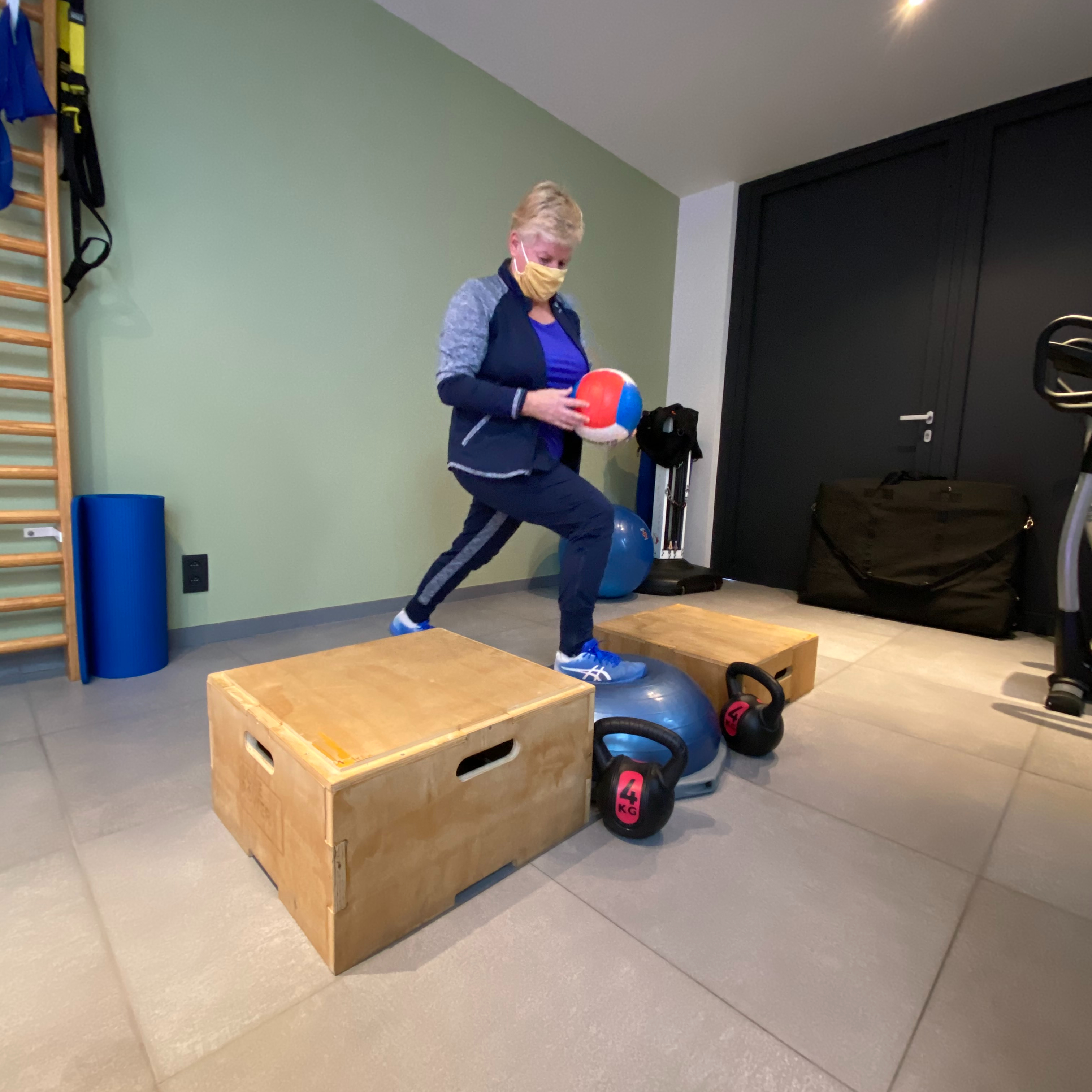 patiënte oefentherapie